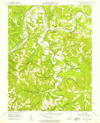 Table Rock Dam Missouri Historical topographic map, 1:24000 scale, 7.5 X 7.5 Minute, Year 1956