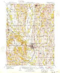 Trenton Missouri Historical topographic map, 1:62500 scale, 15 X 15 Minute, Year 1948