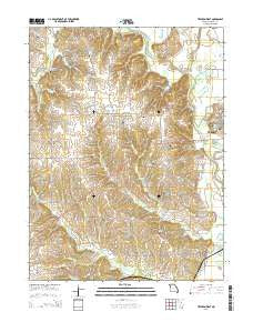 Trenton West Missouri Current topographic map, 1:24000 scale, 7.5 X 7.5 Minute, Year 2014