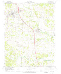 Troy Missouri Historical topographic map, 1:24000 scale, 7.5 X 7.5 Minute, Year 1972