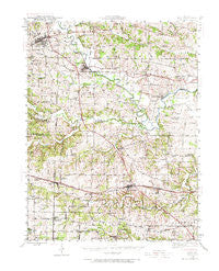 Troy Missouri Historical topographic map, 1:62500 scale, 15 X 15 Minute, Year 1941