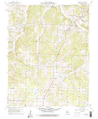 Tunas Missouri Historical topographic map, 1:24000 scale, 7.5 X 7.5 Minute, Year 1960