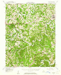 Union Missouri Historical topographic map, 1:62500 scale, 15 X 15 Minute, Year 1946