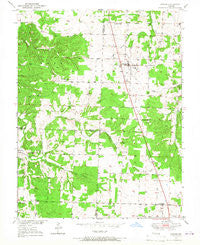 Urbana Missouri Historical topographic map, 1:24000 scale, 7.5 X 7.5 Minute, Year 1950