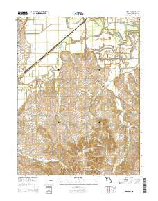 Utica East Missouri Current topographic map, 1:24000 scale, 7.5 X 7.5 Minute, Year 2015