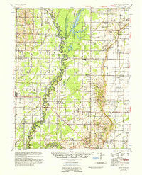 Valley Ridge Missouri Historical topographic map, 1:62500 scale, 15 X 15 Minute, Year 1956