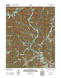 Van Buren North Missouri Historical topographic map, 1:24000 scale, 7.5 X 7.5 Minute, Year 2011