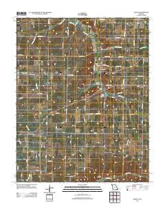 Verona Missouri Historical topographic map, 1:24000 scale, 7.5 X 7.5 Minute, Year 2012