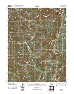 Vichy Missouri Historical topographic map, 1:24000 scale, 7.5 X 7.5 Minute, Year 2012