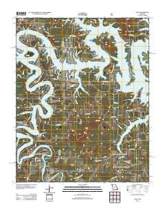 Viola Missouri Historical topographic map, 1:24000 scale, 7.5 X 7.5 Minute, Year 2012