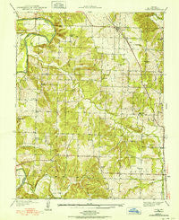 Vista Missouri Historical topographic map, 1:24000 scale, 7.5 X 7.5 Minute, Year 1938