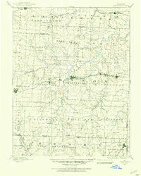 Warrensburg Missouri Historical topographic map, 1:125000 scale, 30 X 30 Minute, Year 1885