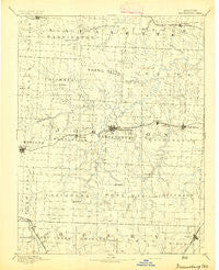 Warrensburg Missouri Historical topographic map, 1:125000 scale, 30 X 30 Minute, Year 1894