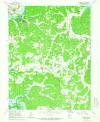 Warsaw East Missouri Historical topographic map, 1:24000 scale, 7.5 X 7.5 Minute, Year 1964
