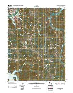 Warsaw East Missouri Historical topographic map, 1:24000 scale, 7.5 X 7.5 Minute, Year 2011