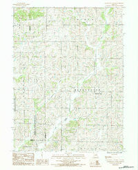 Washington Center Missouri Historical topographic map, 1:24000 scale, 7.5 X 7.5 Minute, Year 1984