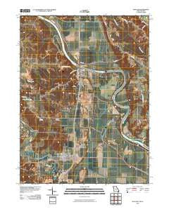 Wayland Missouri Historical topographic map, 1:24000 scale, 7.5 X 7.5 Minute, Year 2010