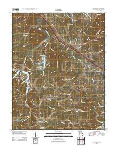 Weingarten Missouri Historical topographic map, 1:24000 scale, 7.5 X 7.5 Minute, Year 2011