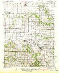 Wellsville Missouri Historical topographic map, 1:62500 scale, 15 X 15 Minute, Year 1942