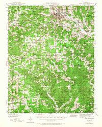 West Plains Missouri Historical topographic map, 1:62500 scale, 15 X 15 Minute, Year 1944