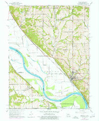 Weston Missouri Historical topographic map, 1:24000 scale, 7.5 X 7.5 Minute, Year 1961