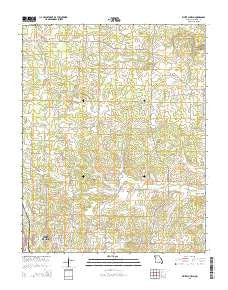 White Church Missouri Current topographic map, 1:24000 scale, 7.5 X 7.5 Minute, Year 2015