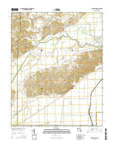 Whitewater Missouri Current topographic map, 1:24000 scale, 7.5 X 7.5 Minute, Year 2015