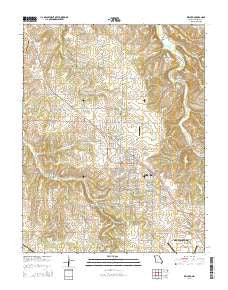 Willard Missouri Current topographic map, 1:24000 scale, 7.5 X 7.5 Minute, Year 2015