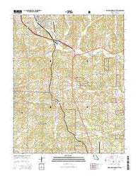 Willow Springs South Missouri Current topographic map, 1:24000 scale, 7.5 X 7.5 Minute, Year 2015