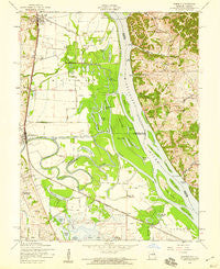 Winfield Missouri Historical topographic map, 1:24000 scale, 7.5 X 7.5 Minute, Year 1954