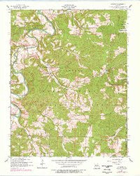 Winnipeg Missouri Historical topographic map, 1:24000 scale, 7.5 X 7.5 Minute, Year 1954