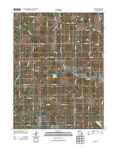 Wood Missouri Historical topographic map, 1:24000 scale, 7.5 X 7.5 Minute, Year 2012
