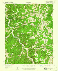 Yancy Mills Missouri Historical topographic map, 1:24000 scale, 7.5 X 7.5 Minute, Year 1950