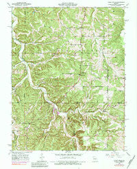 Yancy Mills Missouri Historical topographic map, 1:24000 scale, 7.5 X 7.5 Minute, Year 1950