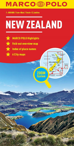 Buy map New Zealand