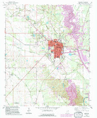 Aberdeen Mississippi Historical topographic map, 1:24000 scale, 7.5 X 7.5 Minute, Year 1992