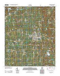 Ackerman Mississippi Historical topographic map, 1:24000 scale, 7.5 X 7.5 Minute, Year 2012
