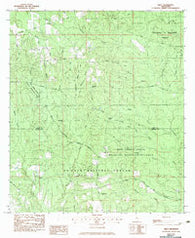 Airey Mississippi Historical topographic map, 1:24000 scale, 7.5 X 7.5 Minute, Year 1982
