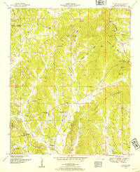 Altitude Mississippi Historical topographic map, 1:24000 scale, 7.5 X 7.5 Minute, Year 1950