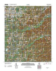 Amory Mississippi Historical topographic map, 1:24000 scale, 7.5 X 7.5 Minute, Year 2012