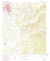 Amory Mississippi Historical topographic map, 1:24000 scale, 7.5 X 7.5 Minute, Year 1966