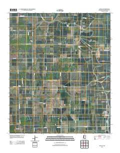 Arcola Mississippi Historical topographic map, 1:24000 scale, 7.5 X 7.5 Minute, Year 2012