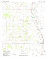 Arcola Mississippi Historical topographic map, 1:24000 scale, 7.5 X 7.5 Minute, Year 1967