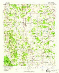 Artesia Mississippi Historical topographic map, 1:62500 scale, 15 X 15 Minute, Year 1959