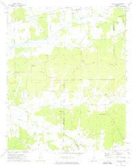 Atlanta Mississippi Historical topographic map, 1:24000 scale, 7.5 X 7.5 Minute, Year 1972
