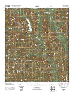 Avera Mississippi Historical topographic map, 1:24000 scale, 7.5 X 7.5 Minute, Year 2012