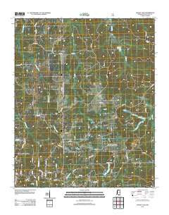 Bagley Lake Mississippi Historical topographic map, 1:24000 scale, 7.5 X 7.5 Minute, Year 2012