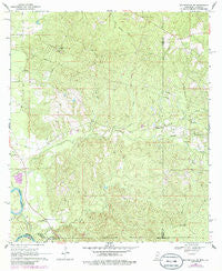 Baxterville SW Mississippi Historical topographic map, 1:24000 scale, 7.5 X 7.5 Minute, Year 1969