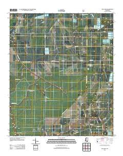 Bayland Mississippi Historical topographic map, 1:24000 scale, 7.5 X 7.5 Minute, Year 2012