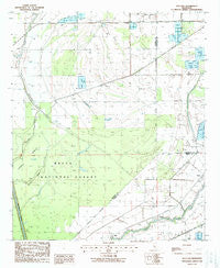 Bayland Mississippi Historical topographic map, 1:24000 scale, 7.5 X 7.5 Minute, Year 1988